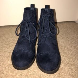 Dark Navy Boots (never worn)
